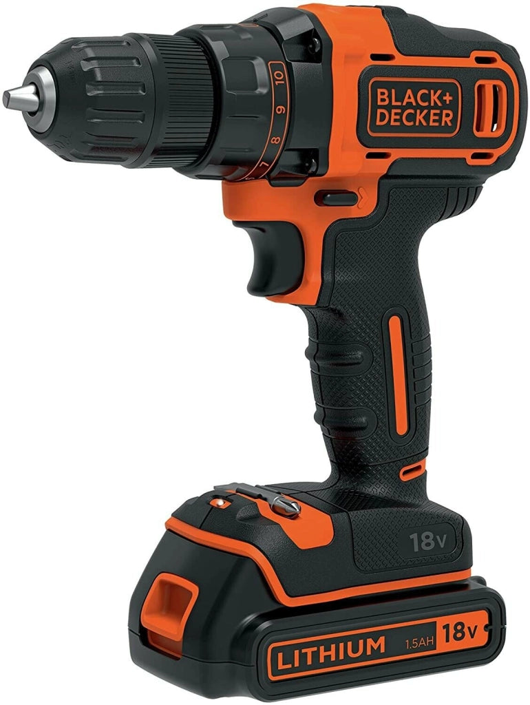 Trapano Avvititatore B+D 18V Litio + Val - Black E Decker