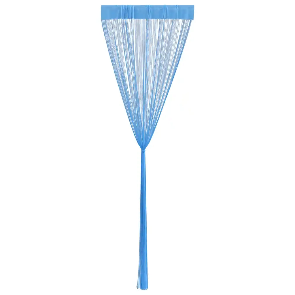Tende a Filo 2 pz Azzurro 140x250 cm 4102046