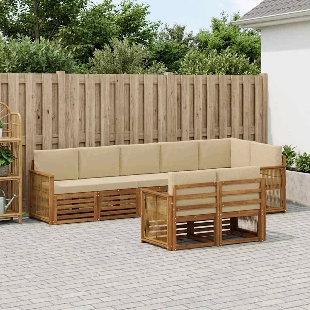 Set di divani da esterno 7 pz 3384509