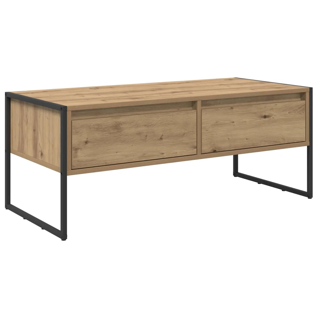 Tavolino da salotto | Tavolino da caff¨¨ | Tavolino da Soggiorno Rovere Artigianale 100 x 46 x 40 cm