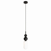 Lampada a sospensione moderna nera vetro G9 NOVA Maxlight