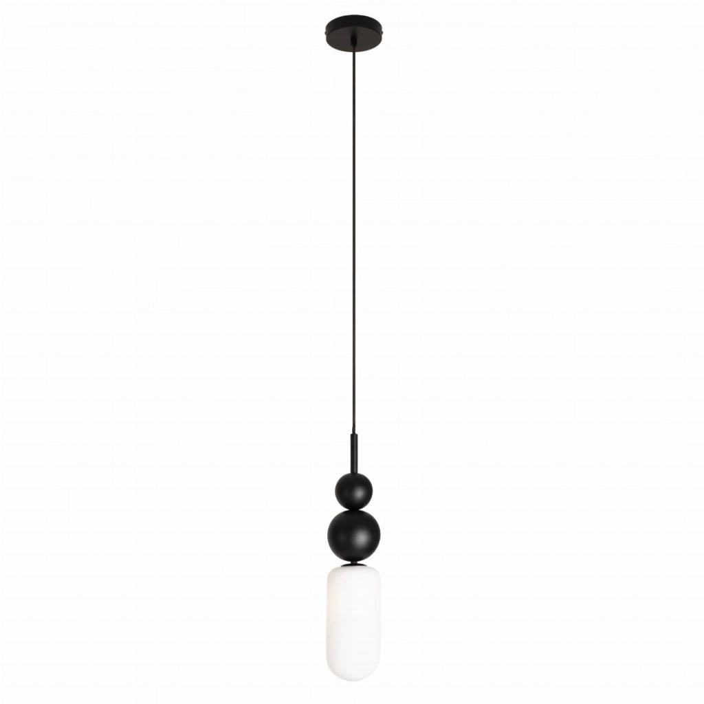 Lampada a sospensione moderna nera vetro G9 NOVA Maxlight