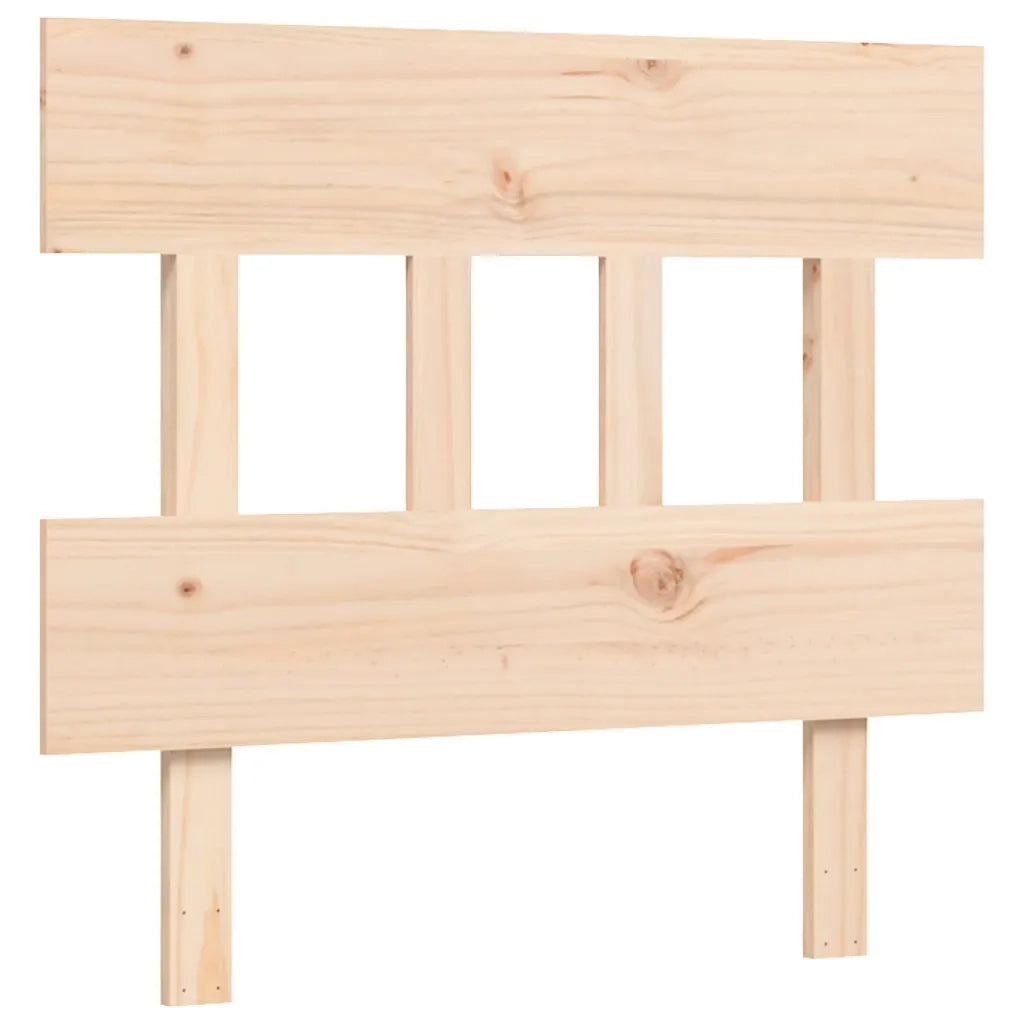 Letto singolo | Letto per adulti | Letto per Anziani con Testiera Single in Legno Massello
