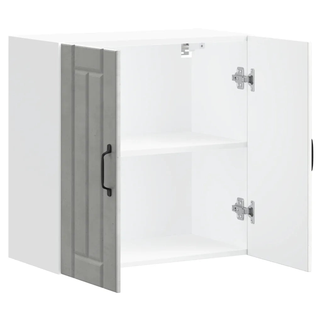 vidaXL Pensile da Cucina Lucca Grigio Cemento in Legno Multistrato