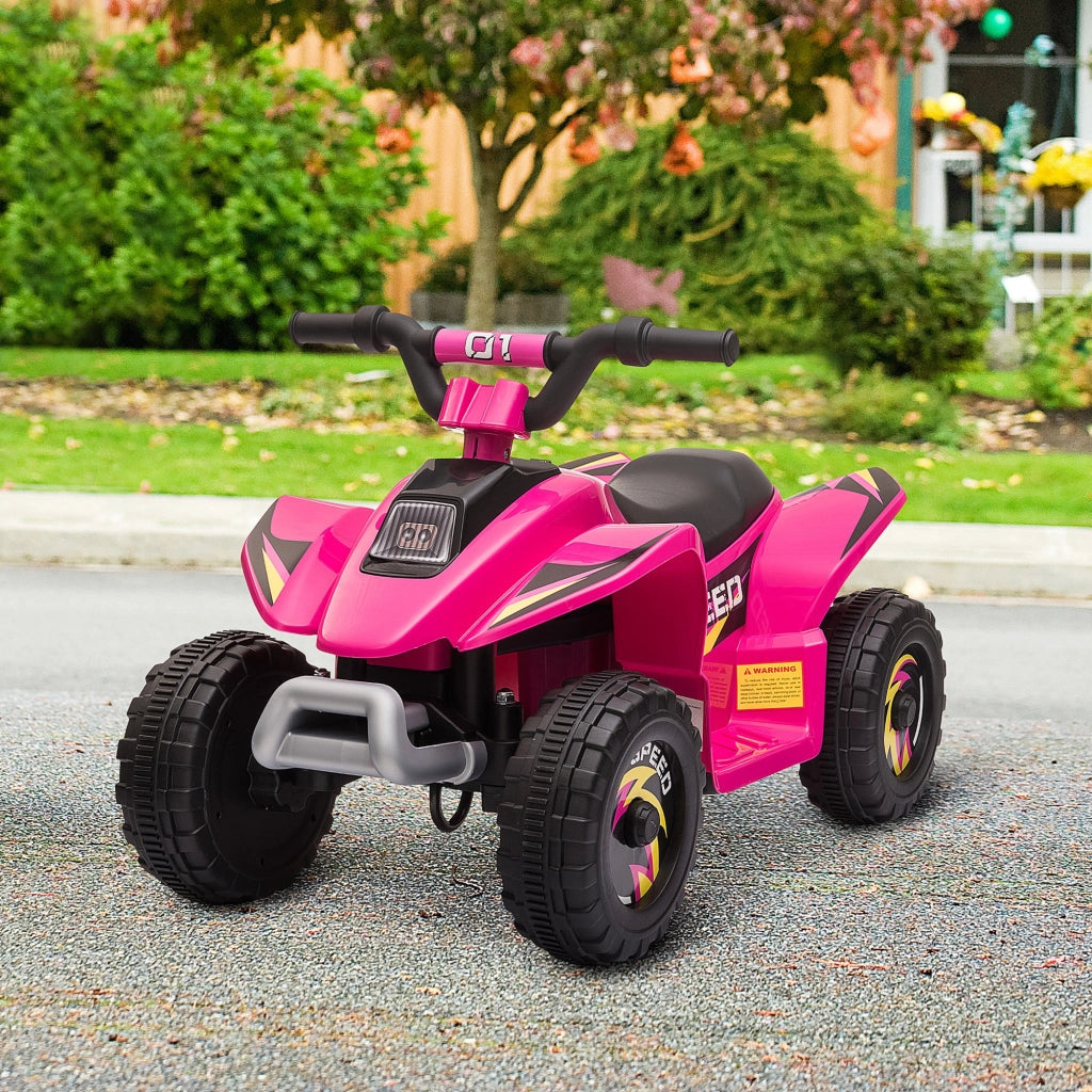 Quad per Bambini Elettrico ¨C zephmum ¨C 72x40x45.5 cm, Rosa