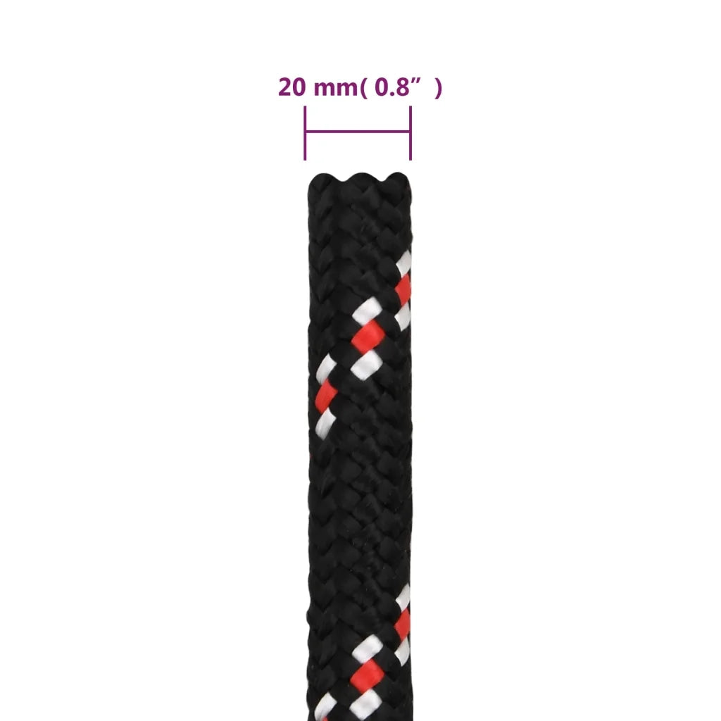Corda per barca Nera 20 mm 100 m in Polipropilene 152369