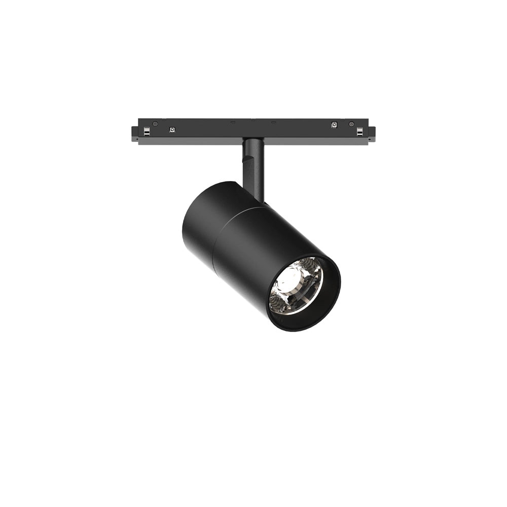 Faretto Binario Singolo Dali Ego Alluminio Nero 1 Luce 19W 3000K Luce Calda