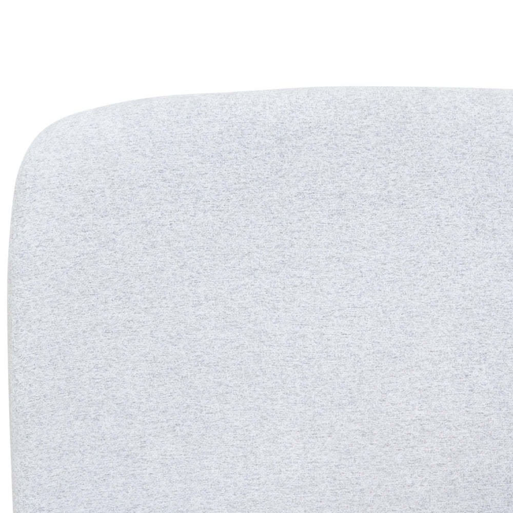 Letto contenitore Tessuto grigio chiaro poliestere 180 x 200 cm Design moderno e minimalista Ottomana