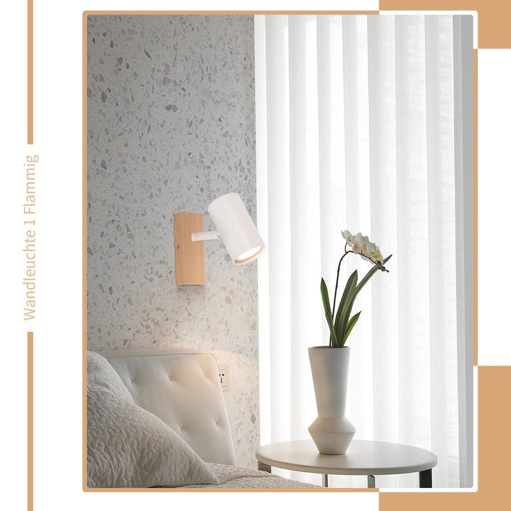 ZMH Faretto LED a soffitto Faretto a soffitto GU10 Lampada LED a soffitto orientabile a 330° Moderna