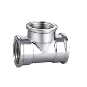 TEE FFF IN OTTONE CROMO IBP- 3/8X3/8X3/8- IBP- pezzi 10
