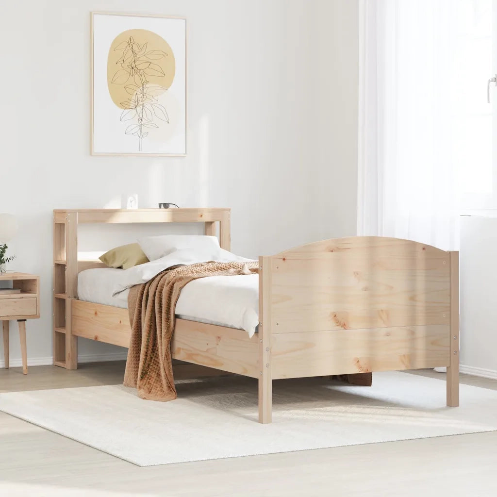 Giroletto senza Materasso 100x200 cm in Legno Massello di Pino 3306240