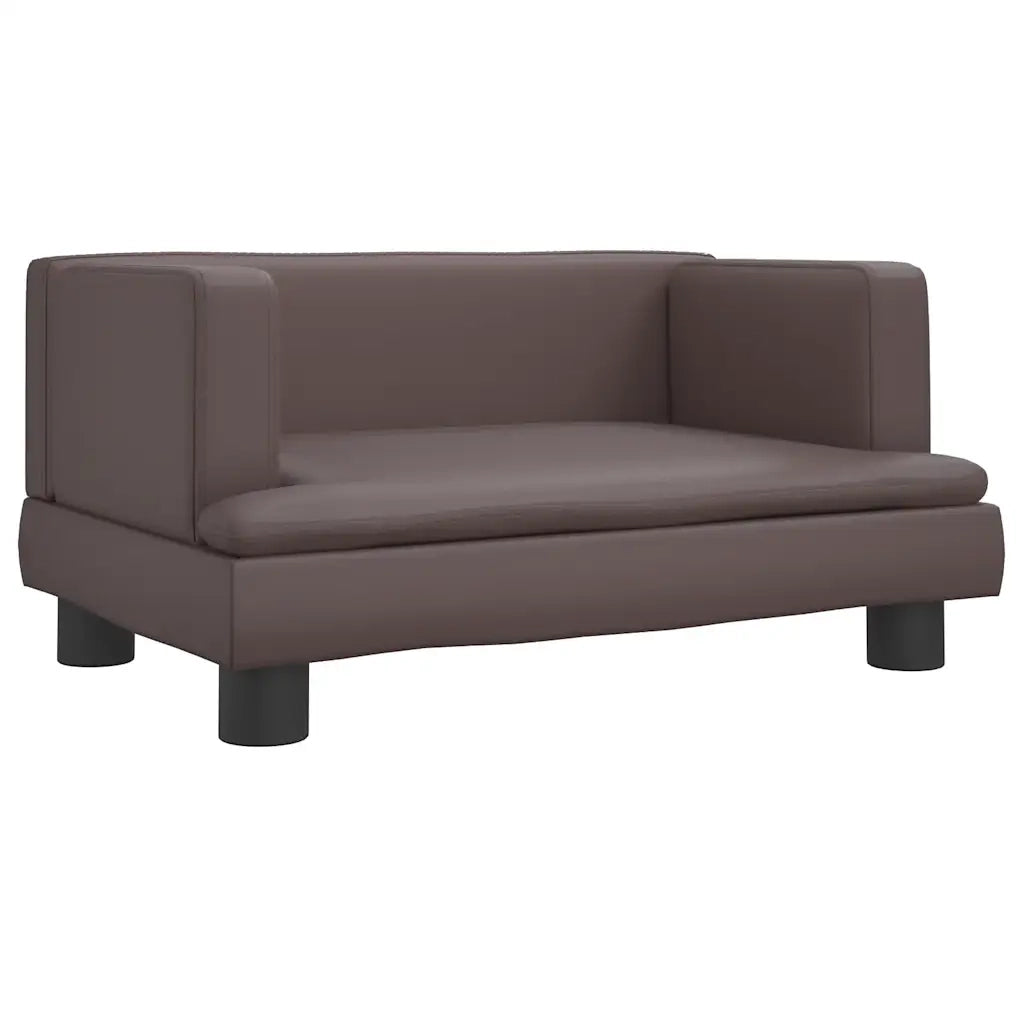 Lettino per Cani Marrone 60x40x30 cm in Similpelle CFW9021057