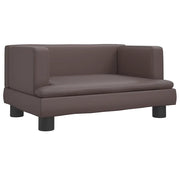 Lettino per Cani Marrone 60x40x30 cm in Similpelle CFW9021057