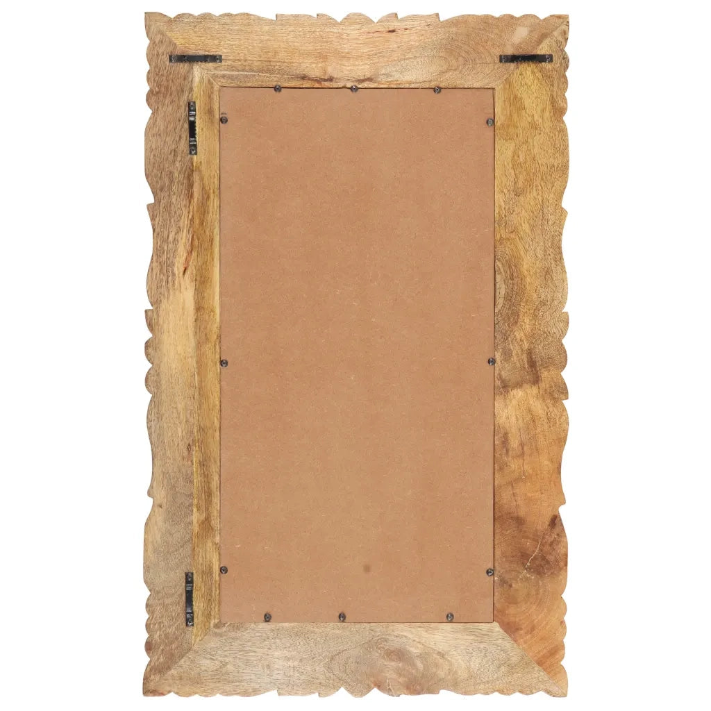 Specchio 80x50 cm in Legno Massello di Mango cod mxl 67789