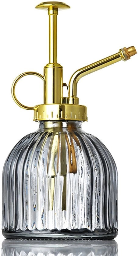 Spruzzatore per piante 200ML - Boccia in vetro - Manico antiscivolo - Nebulizzazione d'acqua fine - Spruzzatore decorativo - Per interni/esterni