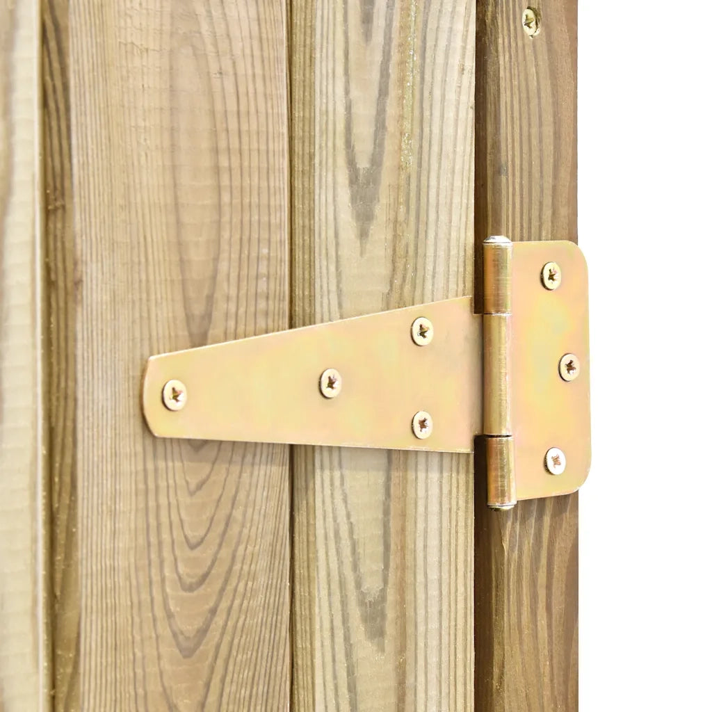 Rimessa Attrezzi da Giardino 123x50x171cm in Pino Impregnato 46361