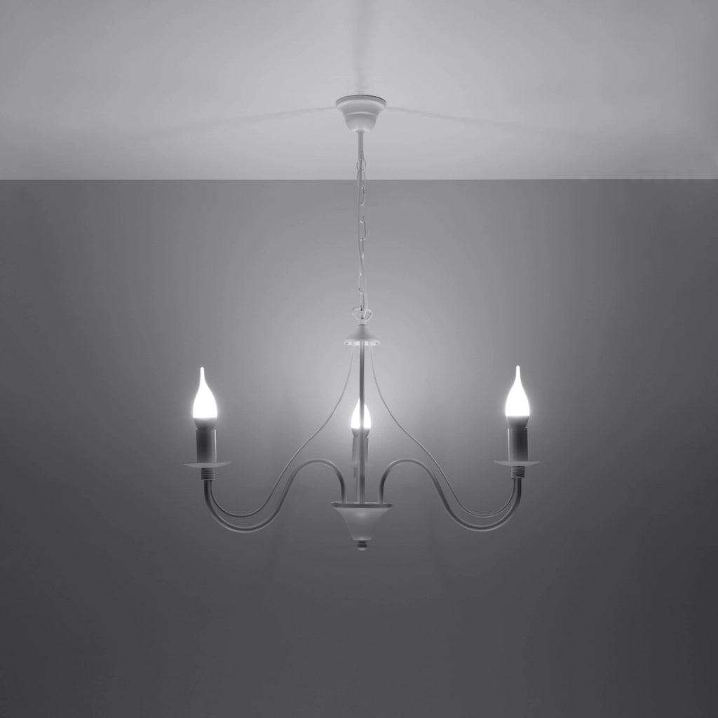 Lampadario MINERWA 3 bianco