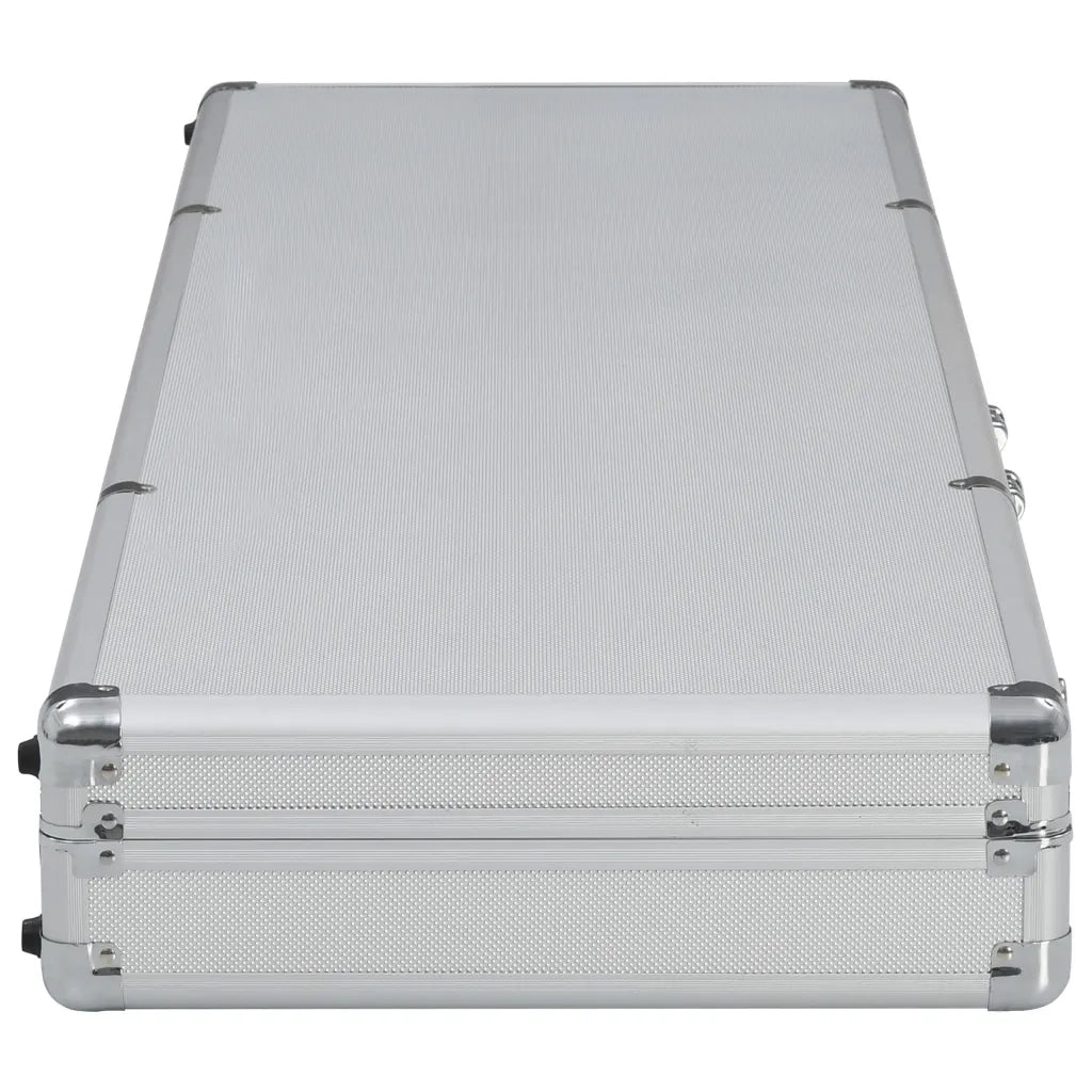 Custodia per Pistola Argento 118x38x12 cm in Alluminio 91862