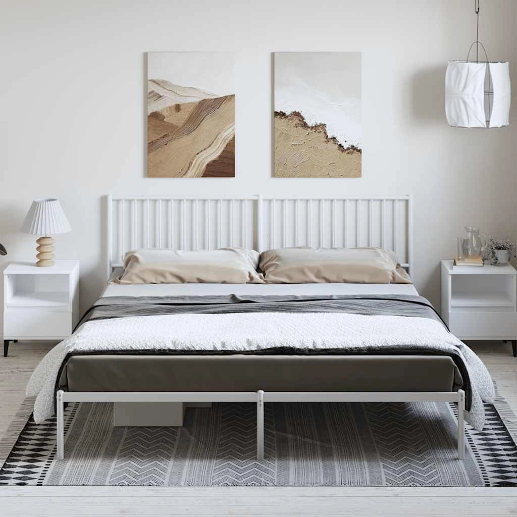 Giroletto con Testiera Metallo Bianco 183x213 cmcod mxl 129693