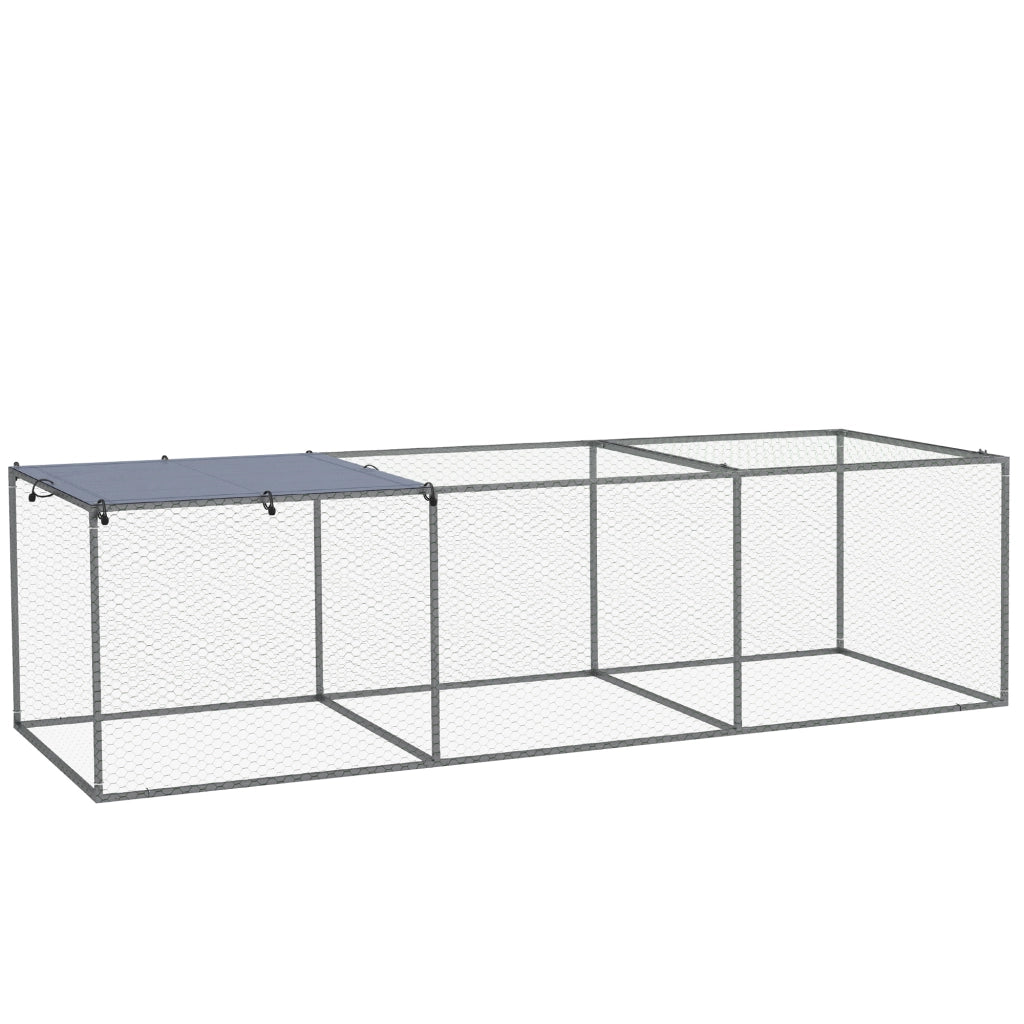 Recinto per animali esterno ¨C Minimal ¨C 300x100x80 cm acciaio galvanizzato