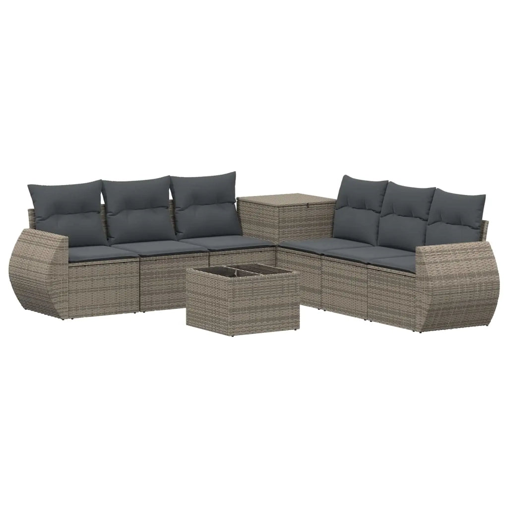 Set di divani 8 pz Grigio e Grigio Scuro 3448438