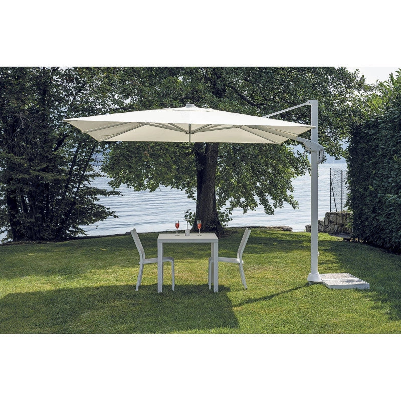 Ombrellone Tennessee 3X4 Mezza Base Bianco Moia