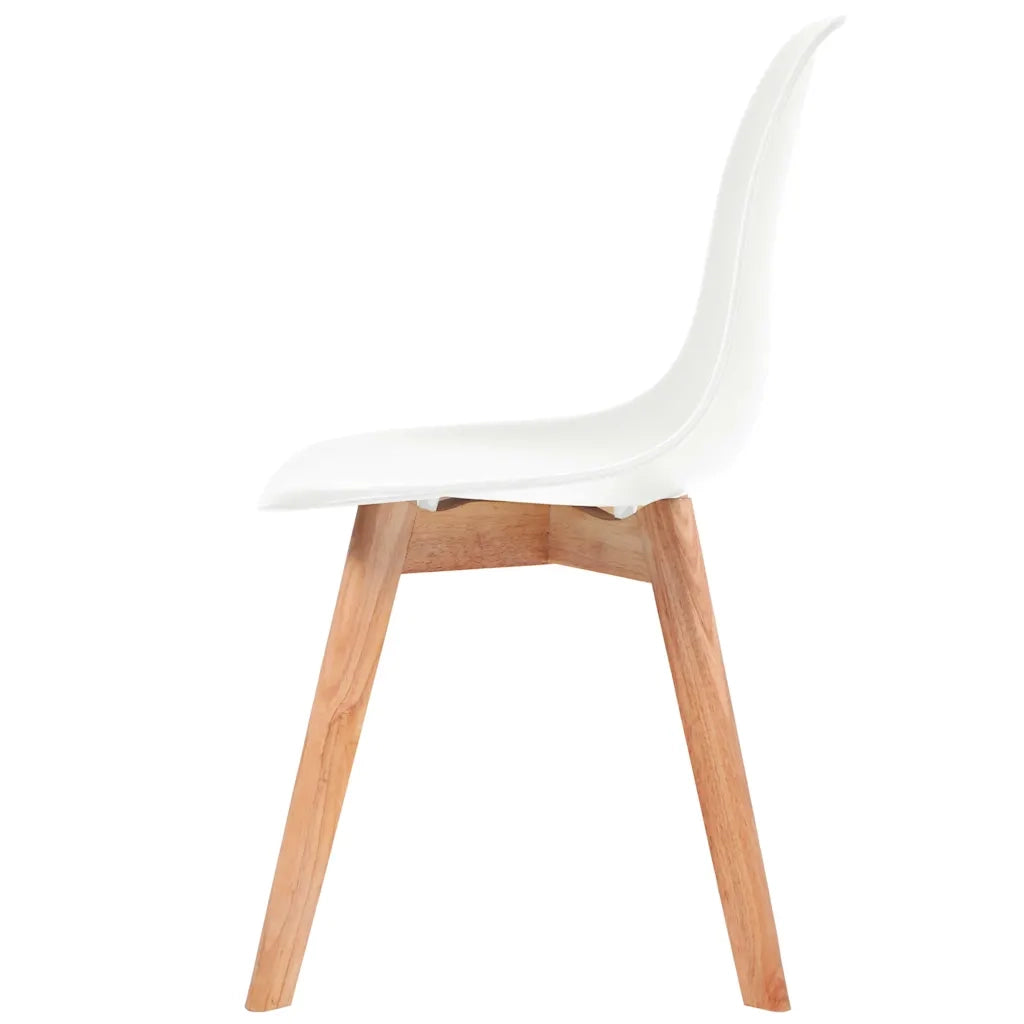 Sedie da Pranzo 6 pz Bianche in Plastica cod mxl 25460