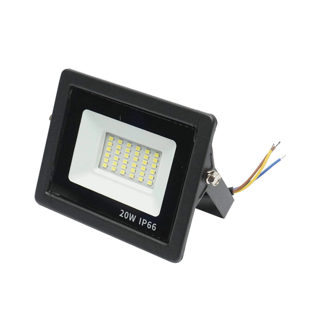 Proiettore LED 20W, 220V, 6500K, 118x93x28mm IP66