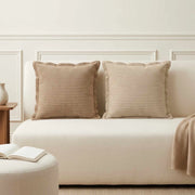 Federa 2 pz HOUTEN Tortora 30 x 30 cm corduroy 915847