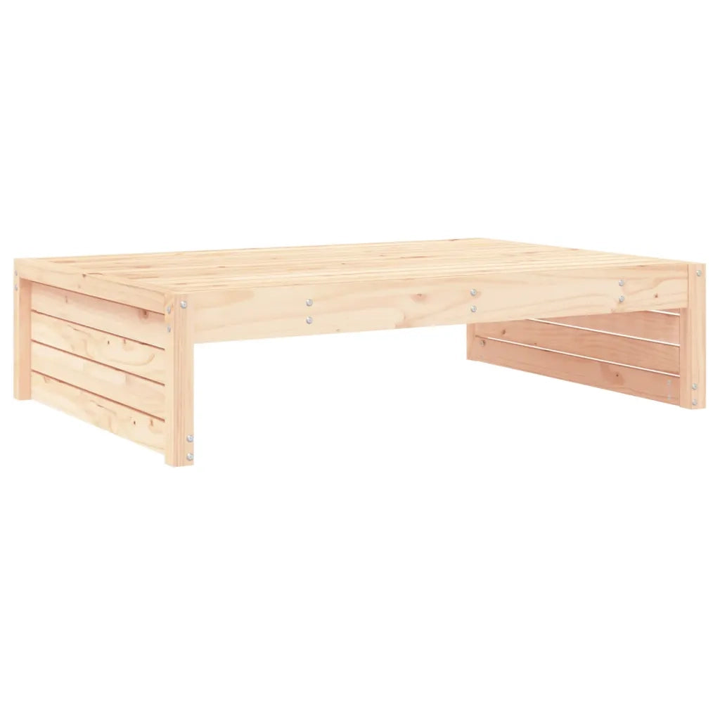 Poggiapiedi da Giardino 120x80 cm in Legno Massello di Pino