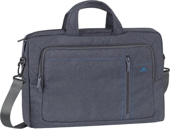 Tas impermeabile per notebook con rivestimento anti-urto per laptop da 15,6 pollici e tablet da 10,1 pollici - inclusa cinghia per spalla - Grigio