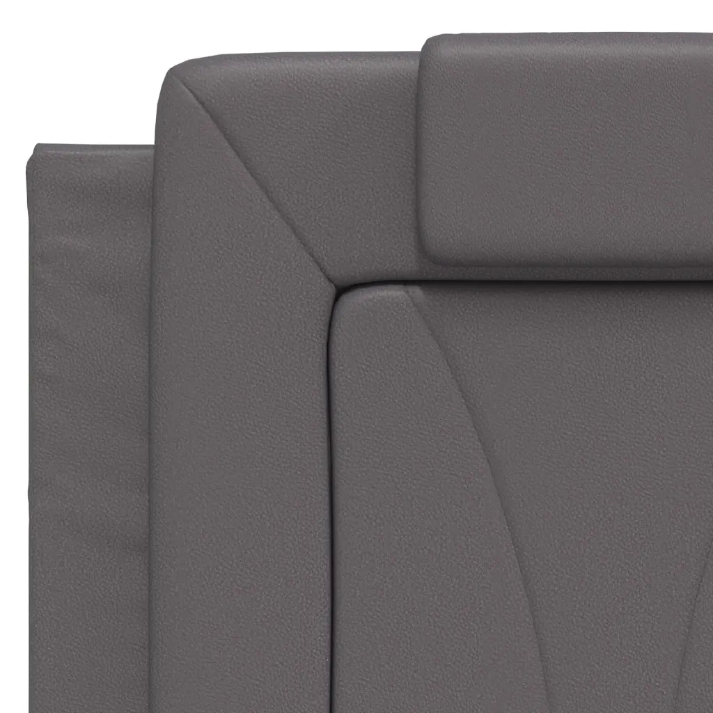 Cuscino Testiera Viana Grigio 120 cm in Similpelle CFW4446913
