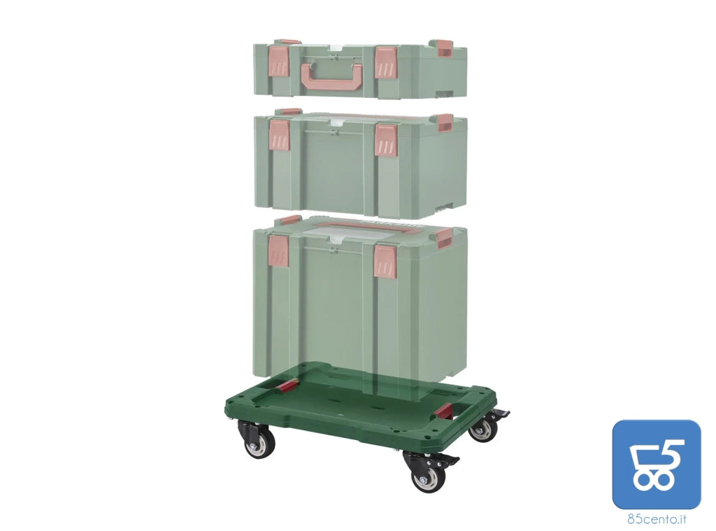Carrello Vassoio su Ruote per Contenitori Portaoggetti PARKSIDE Carico Massimo 100 Kg