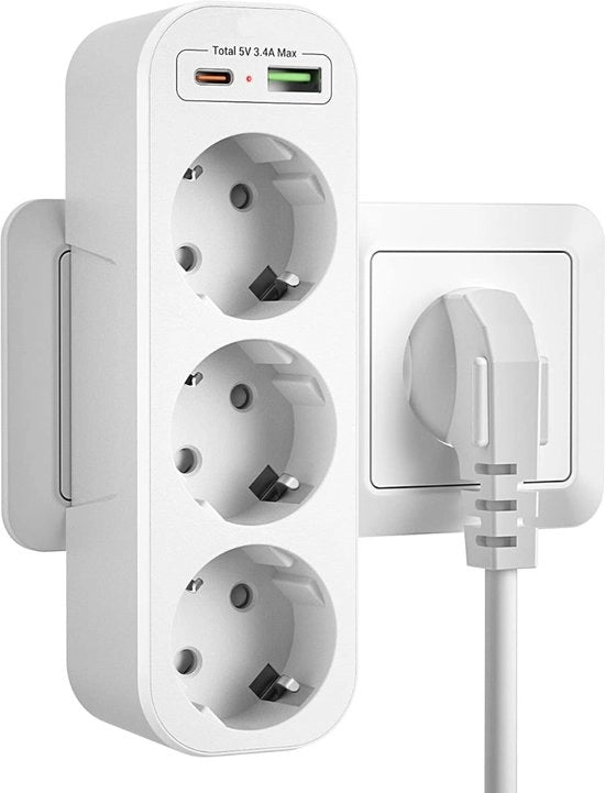 Cubo di Potenza con USB - Cubo di Potenza con USB - Cubo di Potenza - Cubo di Potenza con USB - Stabilizzatore di Tensione - Distributore di Corrente