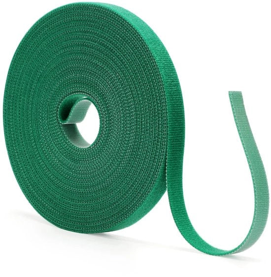 Cintura per piante 10 m - Adattabile - Cinturino adesivo - Nylon resistente - Sostegno per giardino - Riciclabile - Alta resistenza al trascinamento - Cintura per giardino