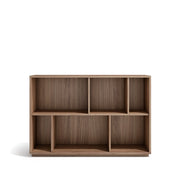 Libreria Herdasa effetto noce 80x119x32