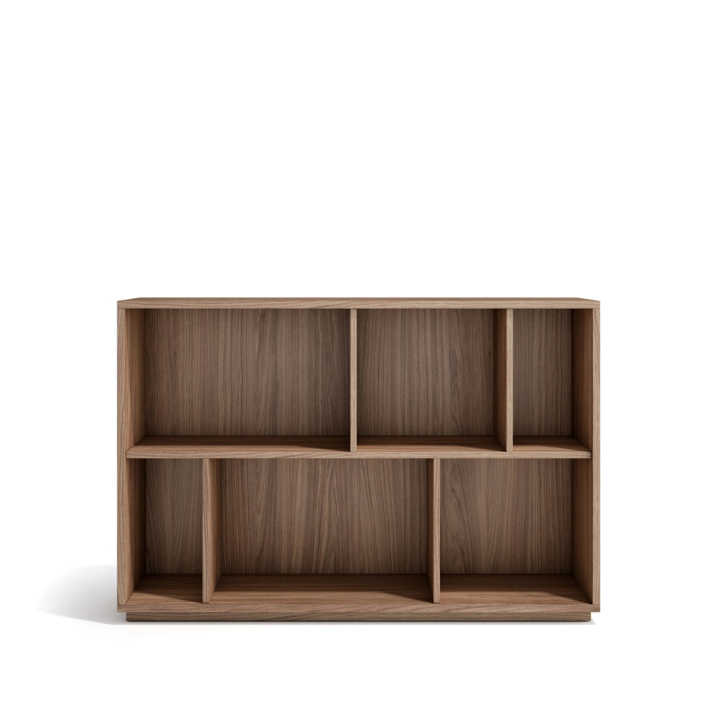 Libreria Herdasa effetto noce 80x119x32