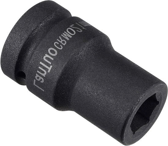 Chiave a impatto 21 mm per 1 pollice di manovella, in CR-MO, 80 mm di lunghezza, Misurazioni metriche - Ideale per la riparazione automezzi in casa