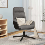 Divano Sedia-Poltrona Relax Grigio Chiaro in Tessuto 895405