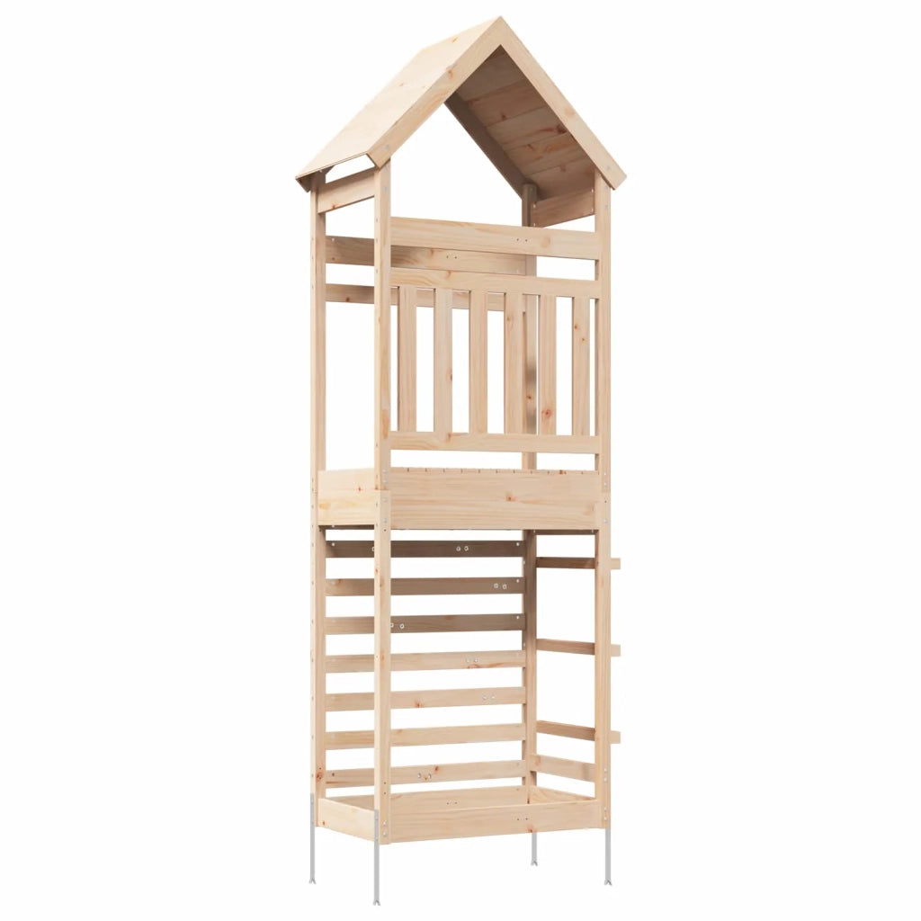 Torre da Gioco per Esterni Naturale Legno di pino massiccio 826532