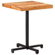 Tavolino da Bistrot Quadrato 60x60x75 cm in Massello di Acacia cod mxl 23920