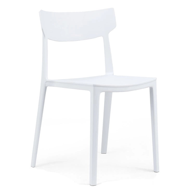 Sedia Amalfi Bianca in polipropilene 4 Pz