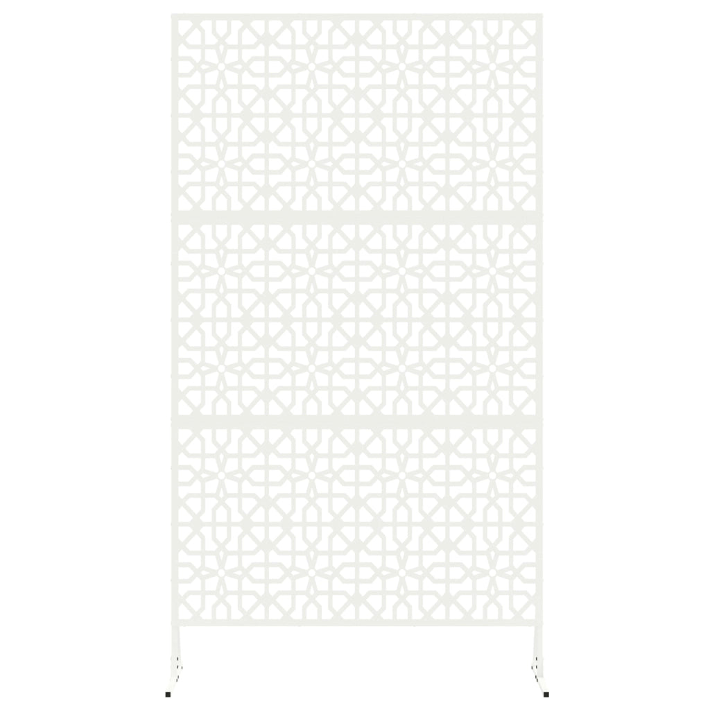 Pannello Flessibile Floreale Bianco Metallo Medio