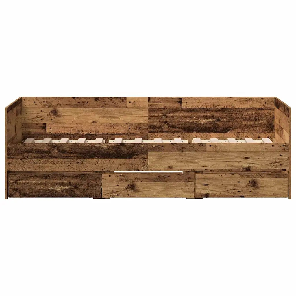 Daybed con testiera Legno vecchio 90 x 190 cm Legno multistrato 3333996