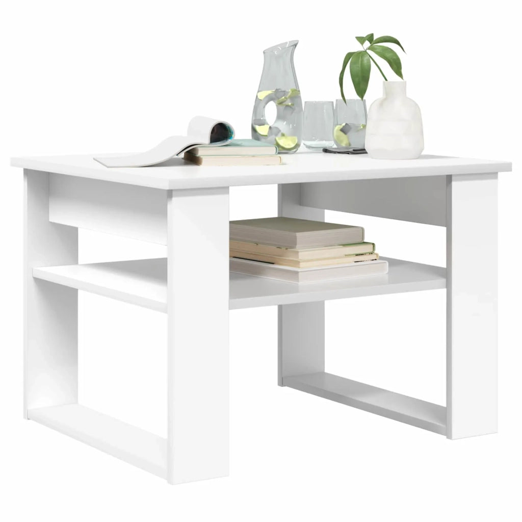 Tavolino da salotto Bianco 64 x 54 x 44 cm Legno multistrato 8000140