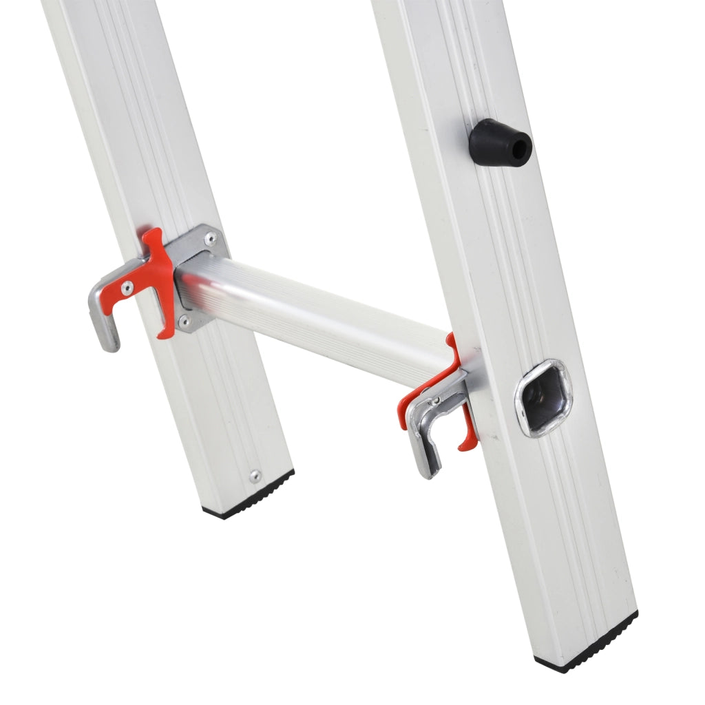 Scala multifunzione in alluminio 2,5 m ¨C zephmum ¨C Argento 150 kg