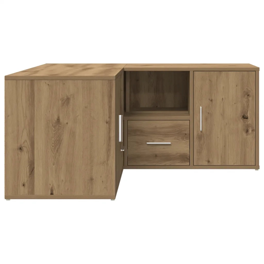 Mobile Angolare Rovere Artigianale 160x40x45 cm in Truciolato 3307827