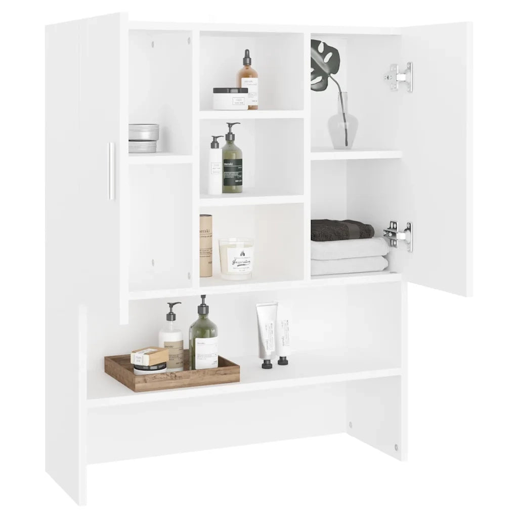 Mobile per Lavatrice Bianco 70,5x25,5x90 cm 808386