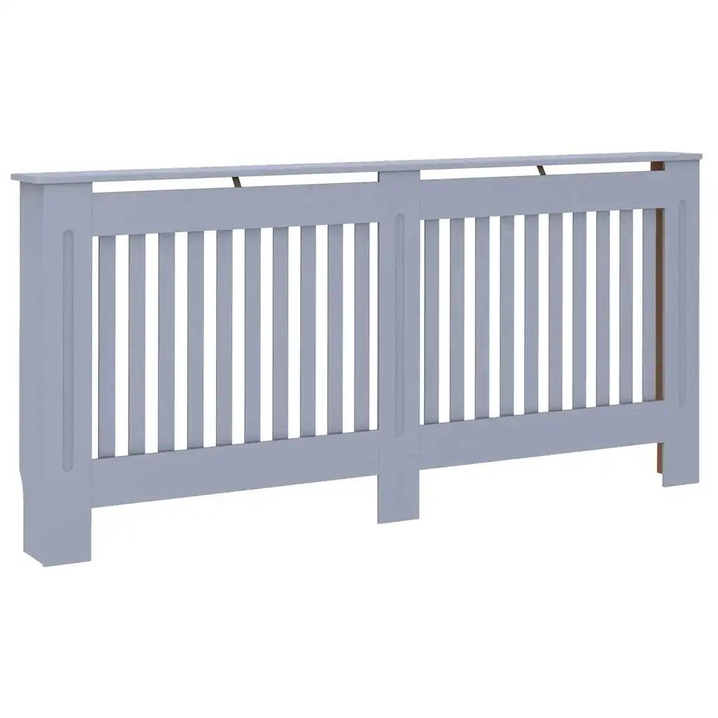 Copertura per radiatori 2 pcs Grigio 172 x 19 x 81,5cm