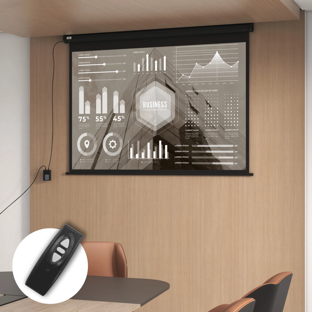 Telo per proiezione ¨C zephmum ¨C 84 pollici 4:3 171x130 cm nero